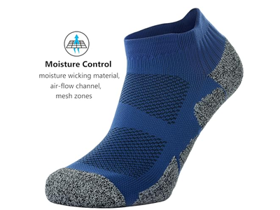 Cushioned Compression Athletic Ankle Socks Multipack